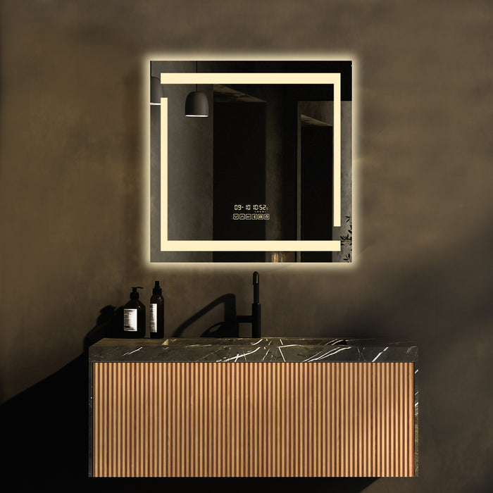 Alvaro smart led mirror warm light