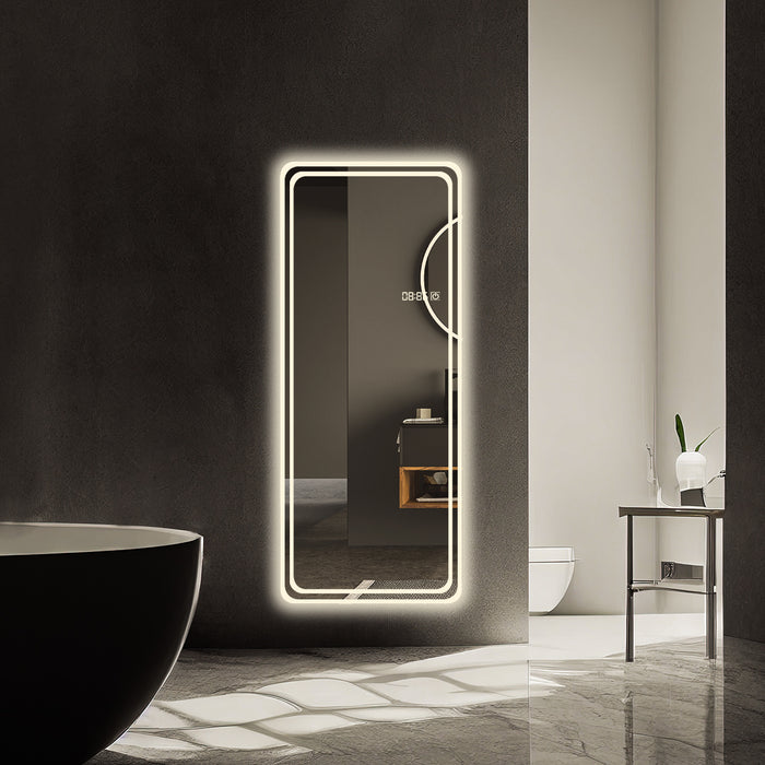 full length tall mirror eres by elitspire natural light.