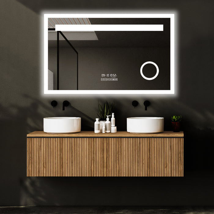everest smart led mirror with magnifier by elitspire canada