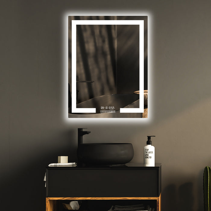 Ventura small led mirror white