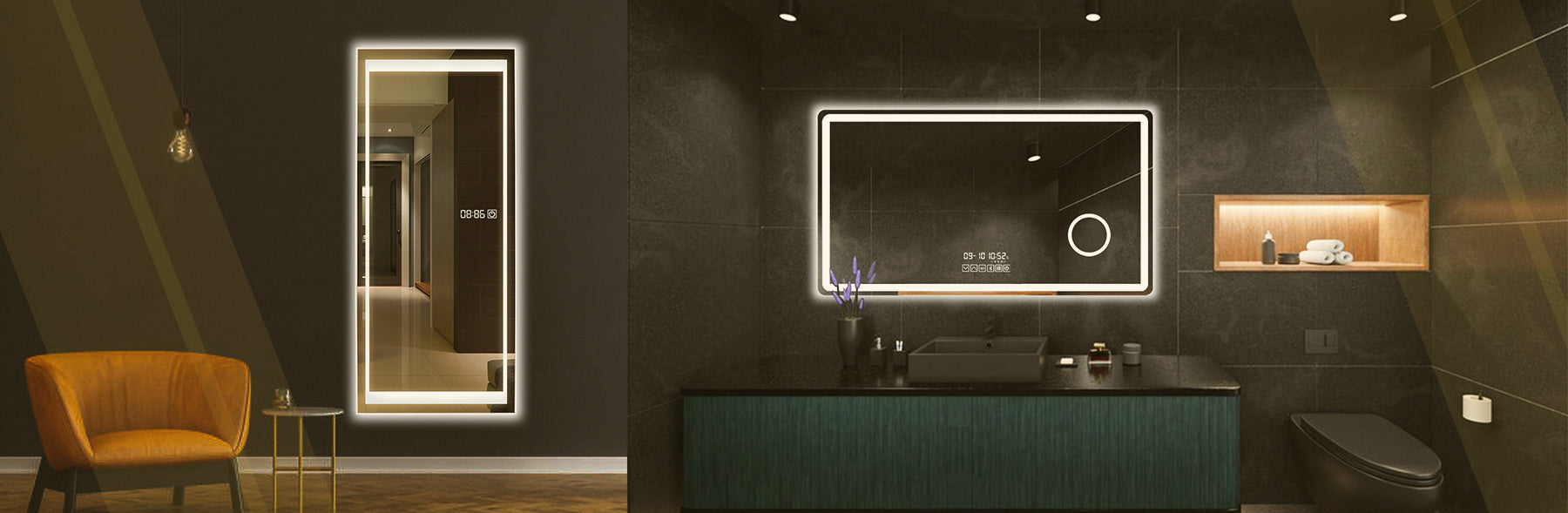 Led mirror in toronto homes