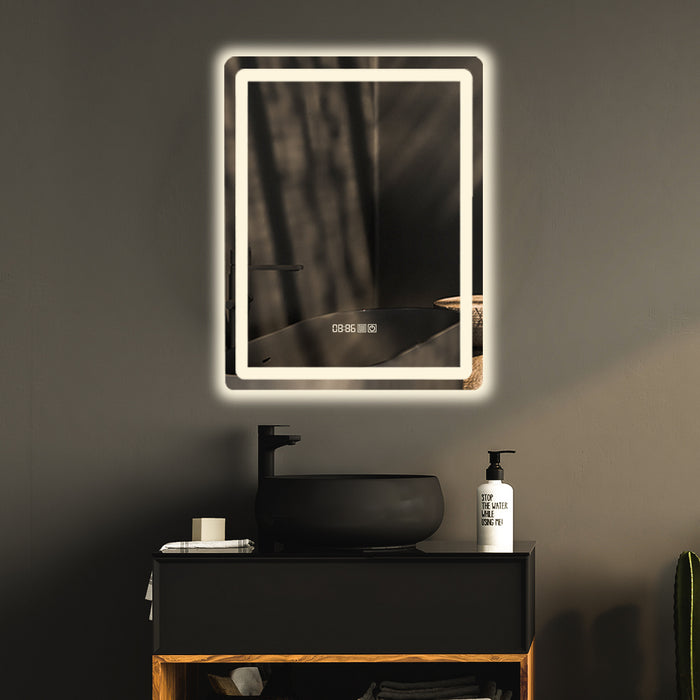 aina smart led mirror by elitspire with natural light