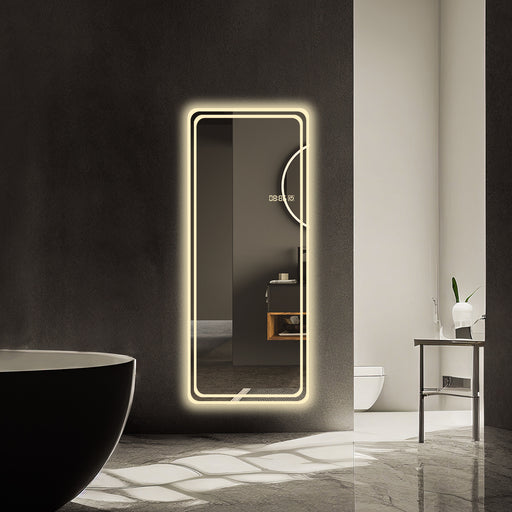 full length tall mirror eres by elitspire warm light