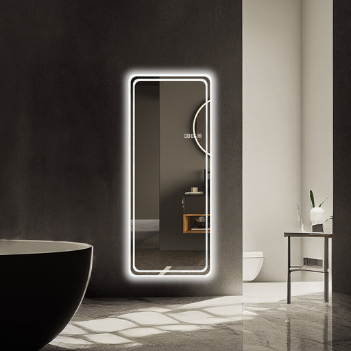 full length tall mirror eres by elitspire white light