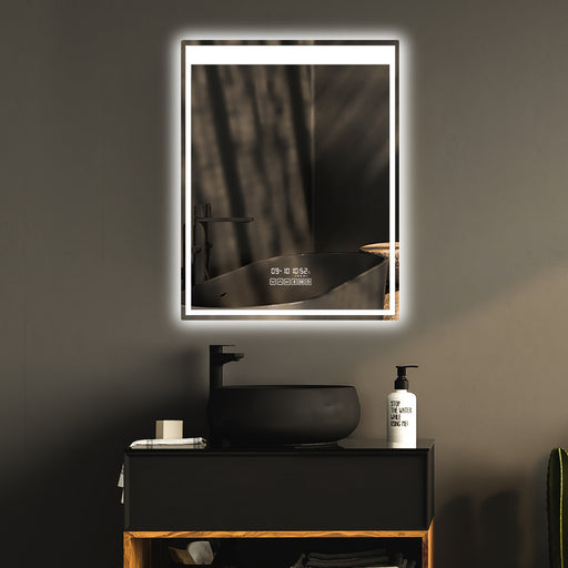 Valentina small led mirror white